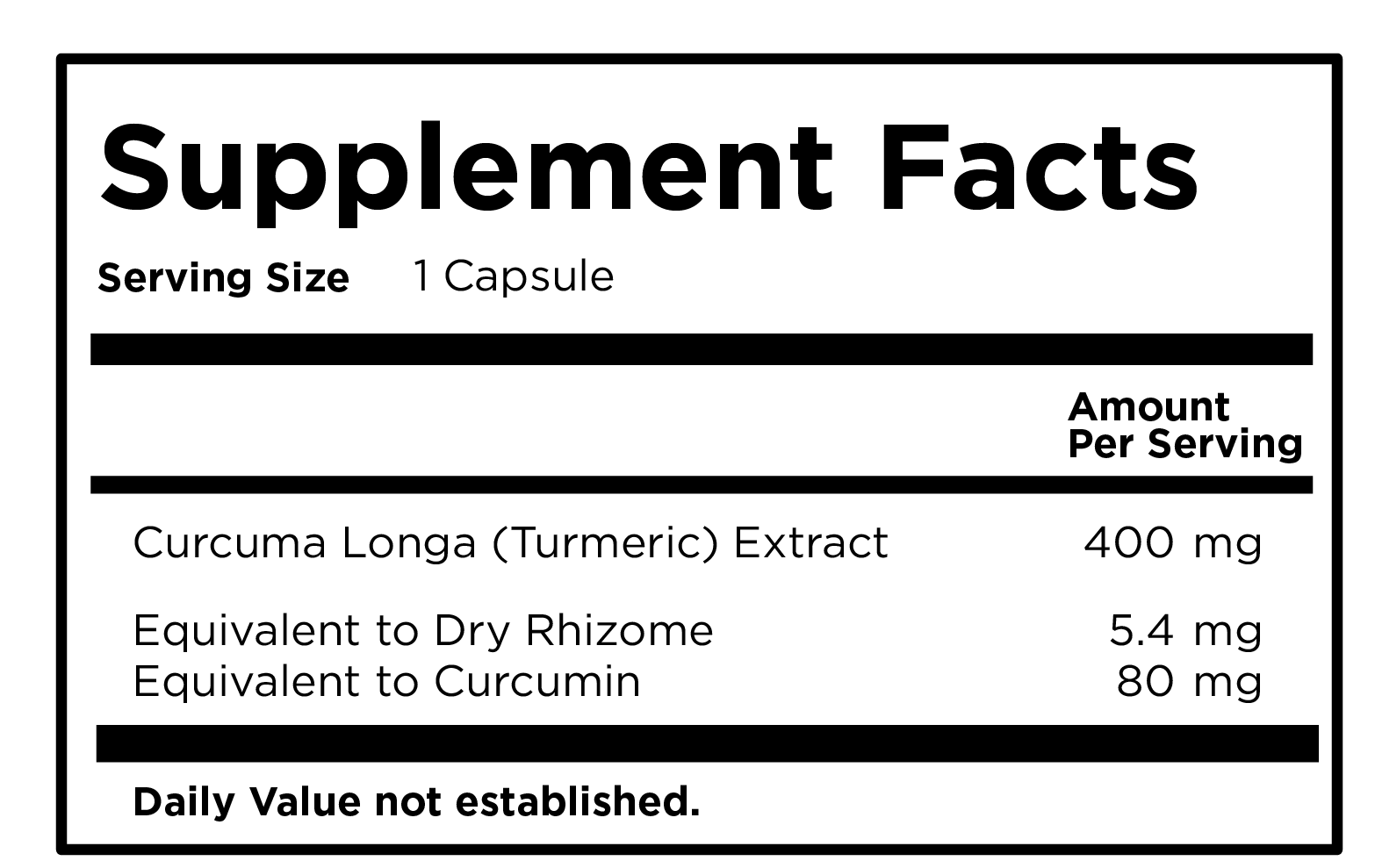 Turmeric Curcumin